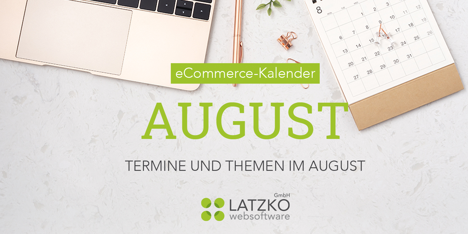 eCommerce-Kalender / August 2021